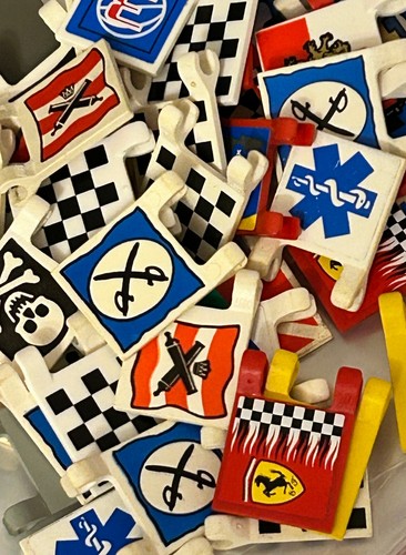 Lego fahnen und - und, flaggen