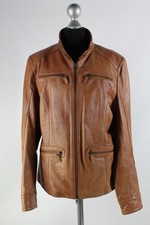TCM braune Leder-Jacke Gr.40/M