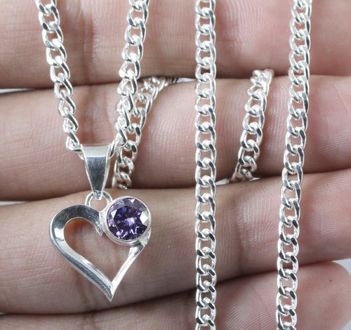 Lila diamant solitär - 1.12,