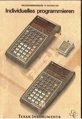 Texas instruments 58 58c - instruments, "ti-58(58c