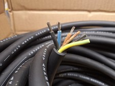 27 Meter Ozoflex H07RN 5x2,5 verzinnte Litzen,  Gummileitung Gummikabel 