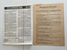 Revell H-357 USS Constitution Bauanleitungen dt. engl. / ohne Modell