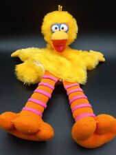 Sesamstraße Bibo Handpuppe Plüschtier IGEL 1994 Jim Hensons gelber Vogel Vintage