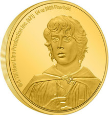 1/4 oz Gold Der Herr der Ringe - Frodo PP 3. Ausgabe 2021. Auflage 250 Stk.
