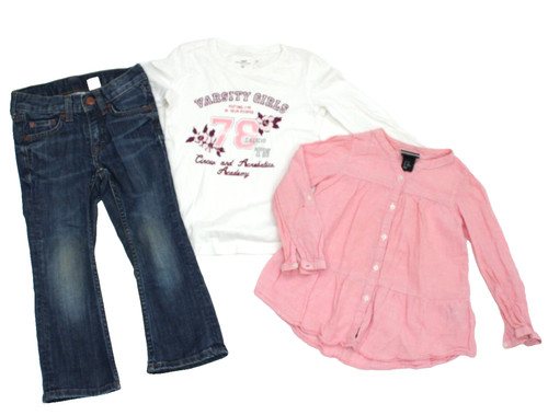 3tlg jeans hose - h&m, jeans-hose