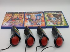 Sony Playstation 2 PS2 Buzz Spiele und Buzz Controller mit Adapter - Auswahl