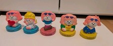 Poochie Stempel Figuren Set/Vintage Mattel 80er