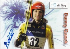 Danny QUECK - Deutschland, Silber Jun.-WM 2009 Skispringen, Original-Autogramm!