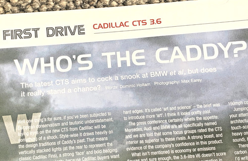 Cadillac cts launch - cadillac, 3.6