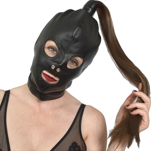 Sexy maske mit zopf bondage - zopf*,