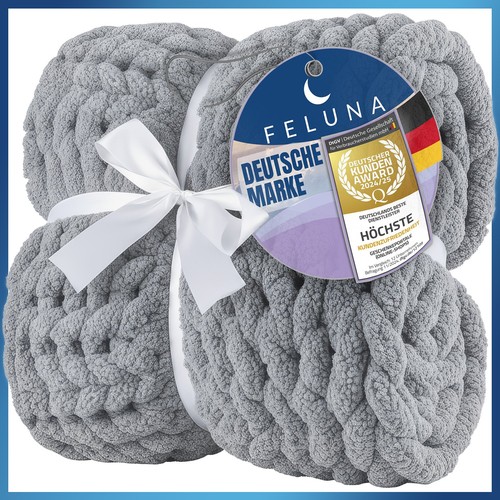 Strickdecke kuscheldecke - strickdecke,
