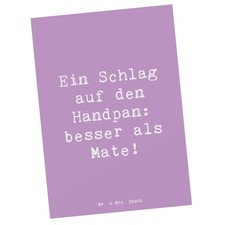 Postkarte Spruch Handpan