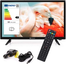 Wohnmobil Camping Fernseher LED TV 24 Zoll LCD DVB S S2 T2 C USB 12 V 230 Volt