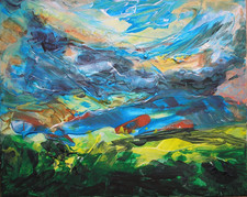Original abstraktes - original,