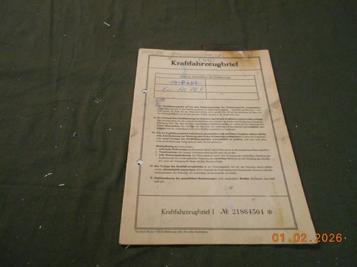 Kfz brief pappe - kfz-brief,