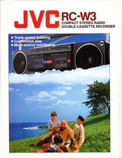 Vintage JVC RC-W3W Boombox