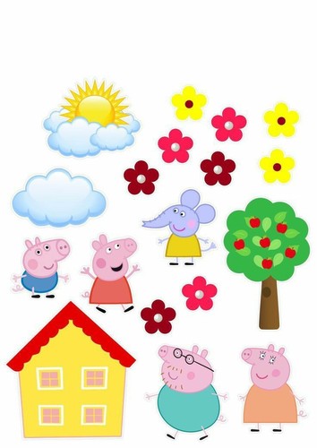 Essbar tortenaufleger peppa - essbar,