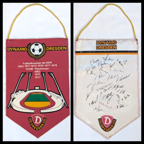 Orig wimpel dynamo dresden - wimpel, sg