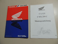 Honda CA 125 Rebell ab 1995 Werkstatthandbuch Reparatur Wartung