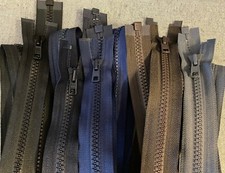 1 x 8 mm YKK Teilbaren Vislon Lederjacken Reißverschluss Längen & Farben Auswahl