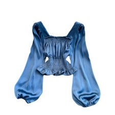 Damen Satin Kunstseide Hemden