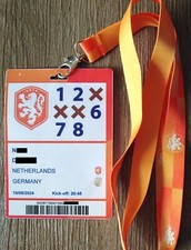 TICKET 2 Akkreditation UEFA Nations League 10.9.2024 Niederlande - Deutschland