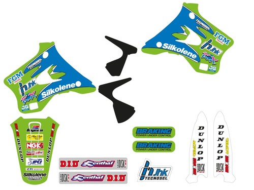 Blackbird dekor kit - blackbird, kawasaki