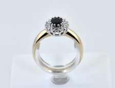 Saphir Diamant Ring 585/000 14