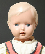 Alte 48cm gr. Schildkröt Puppe Christel 49 Schildkrötpuppe Puppen Dolls Mädchen