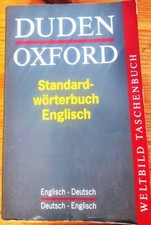 DUDEN OXFORD Wörterbuch / Lexikon Englisch - Deutsch, DE-EN,  gut erhalten