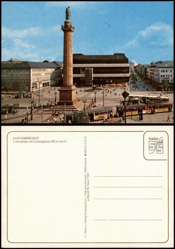 Ansichtskarte darmstadt - ansichtskarte,