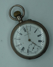 Taschenuhr Longines 800 Silber Ehrendiplom Antwerpen 1885 (0123-125)