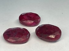 Edelstein Rubin Roh Stein geölt / vor facettiert weitere hier ! AZ54 .