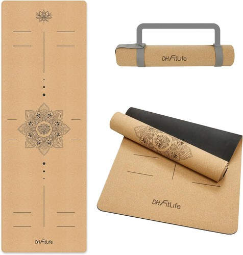 Fitlife kork yogamatte - dh,