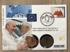 2 x 2 Euro Numisbrief Vatikan