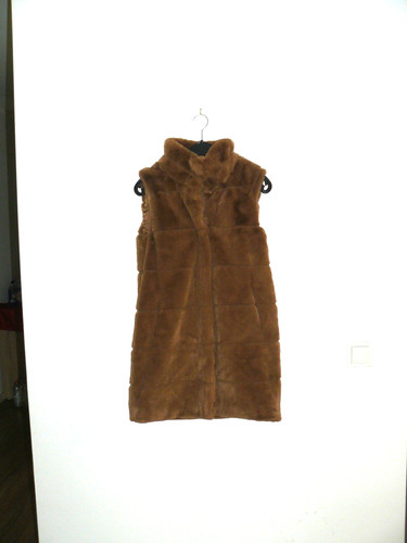 Monari fellweste beige - fellweste, s