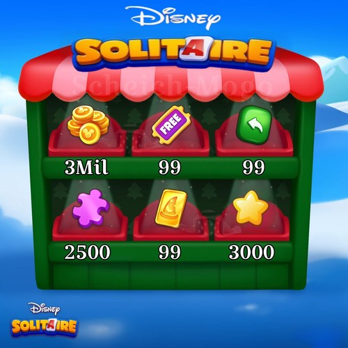 Disney solitaire mil coins - 3,