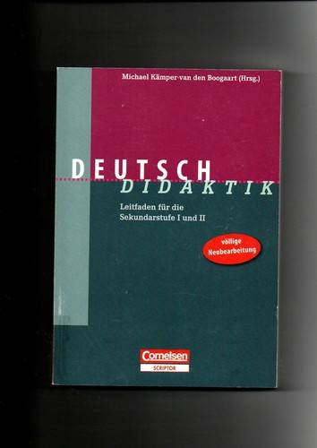 Fachdidaktik deutsch - fachdidaktik,