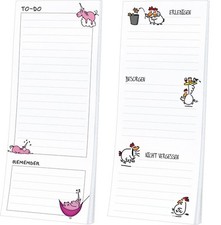 1 Kühlschrankmagnet Einhorn Hühner Notizblock Magnet Magnete Hahn Huhn Blöckchen