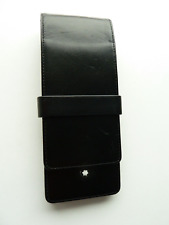 Montblanc Siena Platinum Lederetui für 3 Schreibgeräte  ID 14313