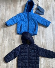 2x Baby-Jungen-Winterjacke/Anorak-Leichtsteppjacke Gr.86-92