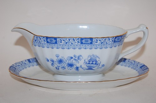 Sauciere 1tlg china blau - china,