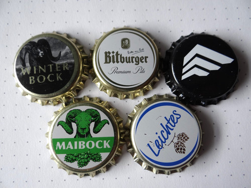 Kronkorken brauerei - kronkorken, :
