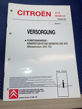 Citroen Schulungsunterlagen