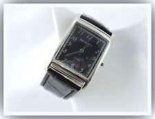 GOLDJUNGE69 * HERREN- DAMEN ARMBANDUHR #BERGMANN 1920 - SCHWARZ - KROKO - NEU !