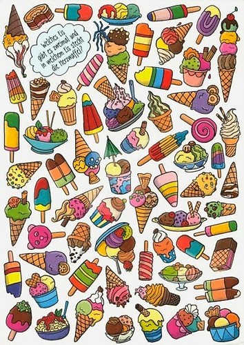 *Rate&Such*Postkarte*Eiscreme*