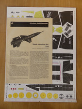 Schreiber-Bogen North American X-15 , Maßstab 1:50 JFS*-7 1245 50er/60er