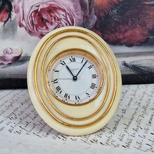 Cartier, Paris,  Tischuhr, Wecker, Reisewecker um 1980