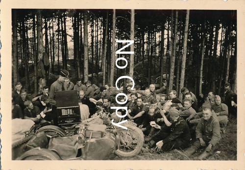 Foto große gruppe wehrmacht - gruppe,