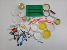 Konvolut Puppenstube Zubehör Teller Topf Besteck DDR Spielzeug #2512099